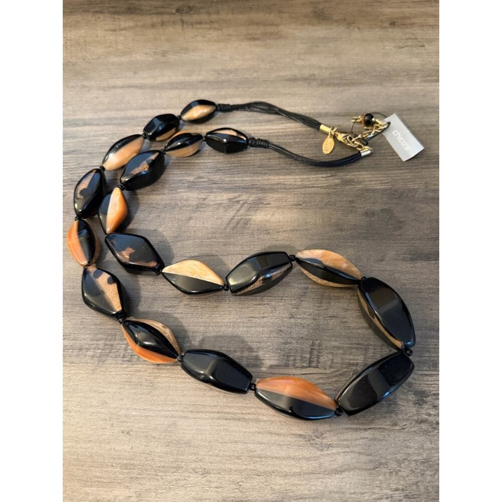 Chico’s Animal Under Glass Collection Necklace New with Tag! #C304 Chunky long - Picture 2 of 10